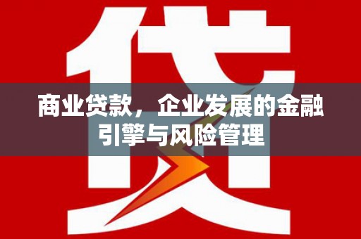 清新商业贷款，企业发展的金融引擎与风险管理