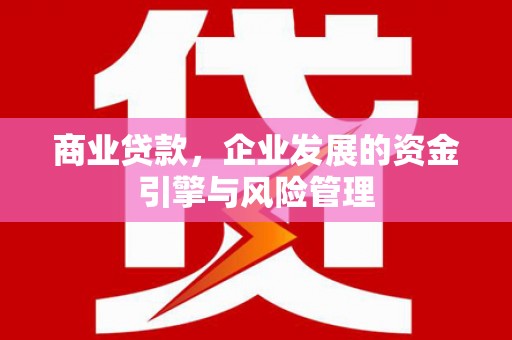 清新商业贷款，企业发展的资金引擎与风险管理