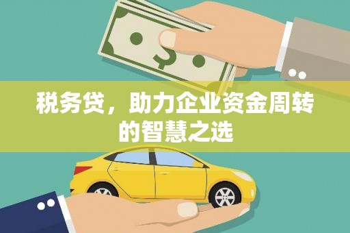 清新税务贷，助力企业资金周转的智慧之选