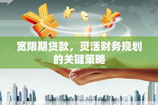 清新宽限期贷款，灵活财务规划的关键策略