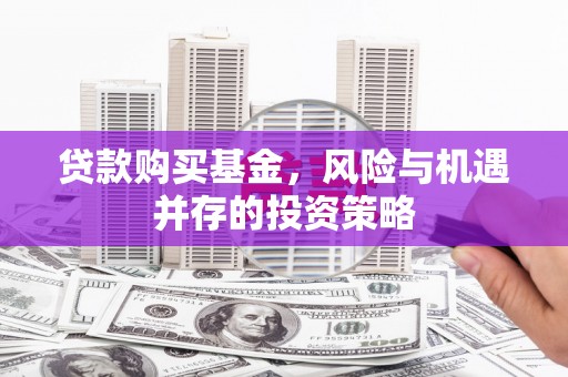 清新贷款购买基金，风险与机遇并存的投资策略