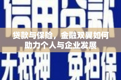 清新贷款与保险，金融双翼如何助力个人与企业发展