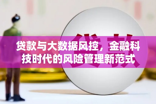 清新贷款与大数据风控，金融科技时代的风险管理新范式
