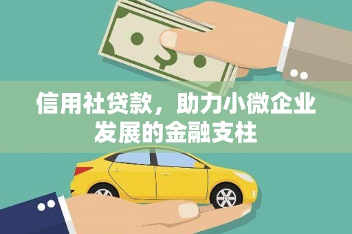 清新信用社贷款，助力小微企业发展的金融支柱