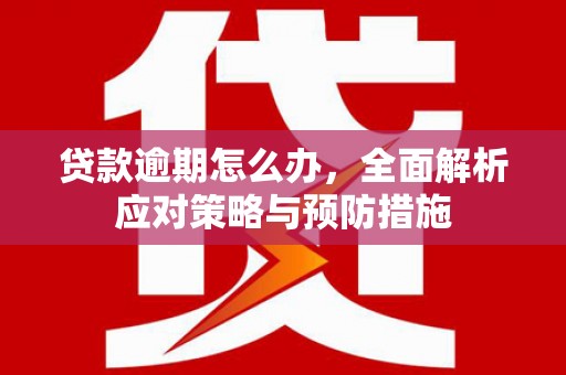 清新贷款逾期怎么办，全面解析应对策略与预防措施