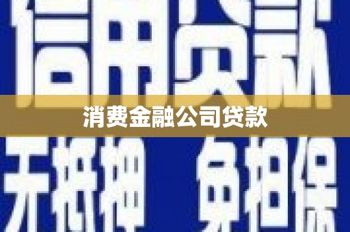 清新消费金融公司贷款