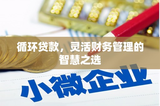 清新循环贷款，灵活财务管理的智慧之选