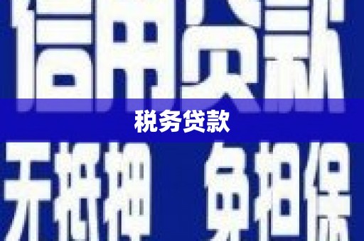 清新税务贷款