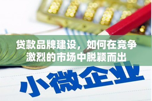 清新贷款品牌建设，如何在竞争激烈的市场中脱颖而出