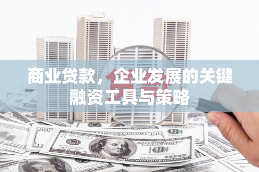清新商业贷款，企业发展的关键融资工具与策略