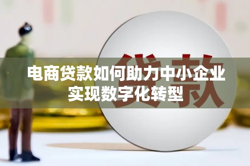 清新电商贷款如何助力中小企业实现数字化转型