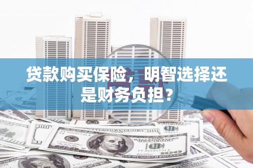 清新贷款购买保险，明智选择还是财务负担？
