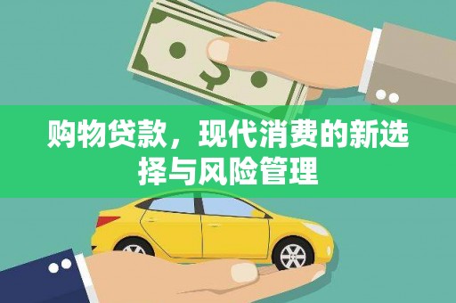 清新购物贷款，现代消费的新选择与风险管理
