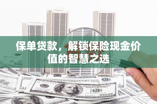 清新保单贷款，解锁保险现金价值的智慧之选