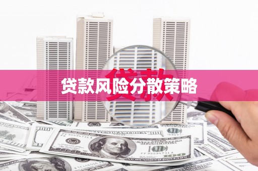 清新贷款风险分散策略