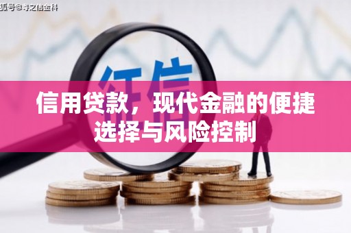 清新信用贷款，现代金融的便捷选择与风险控制