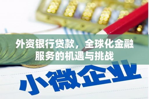 清新外资银行贷款，全球化金融服务的机遇与挑战