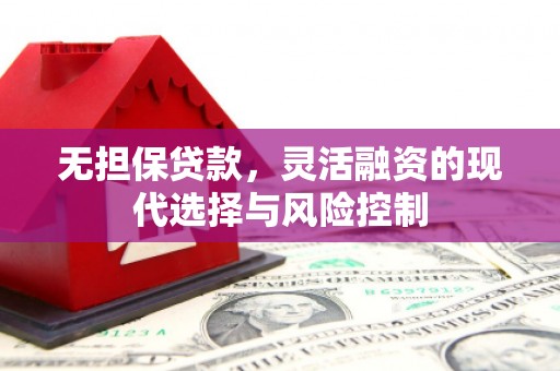 清新无担保贷款，灵活融资的现代选择与风险控制