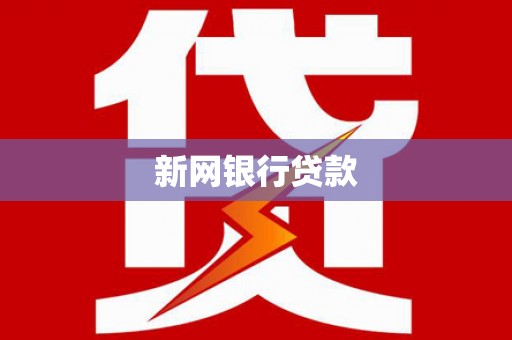 清新新网银行贷款