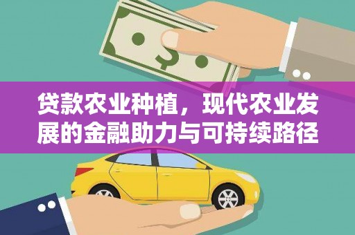 清新贷款农业种植，现代农业发展的金融助力与可持续路径