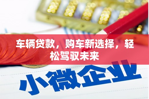 清新车辆贷款，购车新选择，轻松驾驭未来