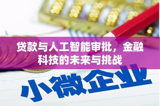 清新贷款与人工智能审批，金融科技的未来与挑战