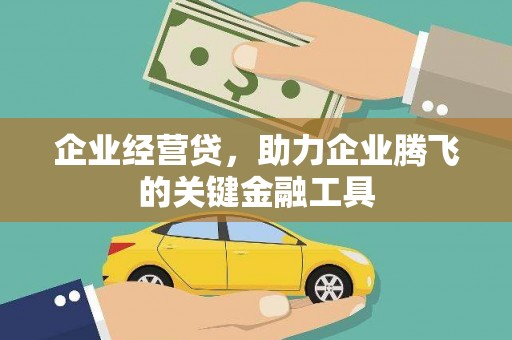 清新企业经营贷，助力企业腾飞的关键金融工具