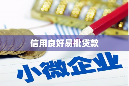 清新信用良好易批贷款