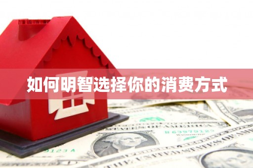 清新如何明智选择你的消费方式
