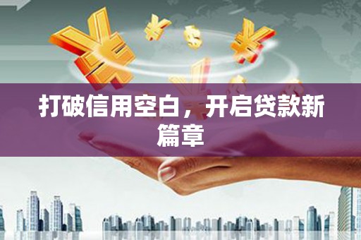 清新打破信用空白，开启贷款新篇章