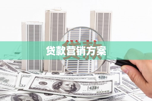 清新贷款营销方案